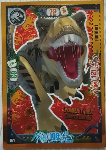 Jurassic World Trading Card Game (German) Series 3 - # LE1 Power T. rex Limited Edition