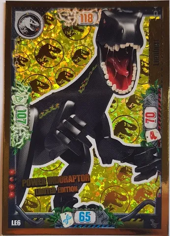 Jurassic World Trading Card Game (German) Series 3 - # LE6 Power Indoraptor Limited Edition