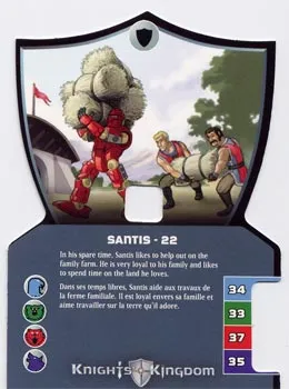 Knights Kingdom II Card, Santis - 22