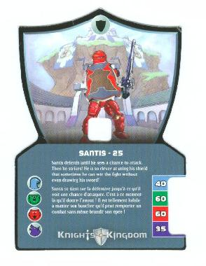 Knights Kingdom II Card, Santis - 25