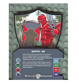 Knights Kingdom II Card, Santis - 26