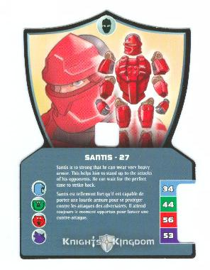 Knights Kingdom II Card, Santis - 27