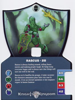 Knights Kingdom II Card, Rascus - 28