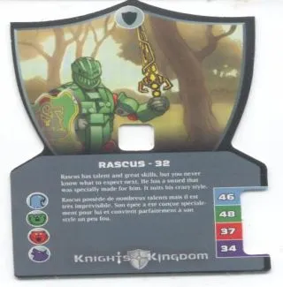 Knights Kingdom II Card, Rascus - 32