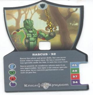 Knights Kingdom II Card, Rascus - 32