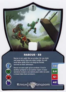 Knights Kingdom II Card, Rascus - 33