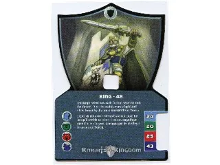 Knights Kingdom II Card, King - 48
