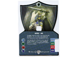 Knights Kingdom II Card, King - 48