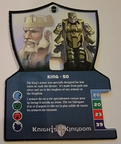 Knights Kingdom II Card, King - 50