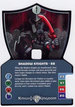 Knights Kingdom II Card, Shadow Knights - 58