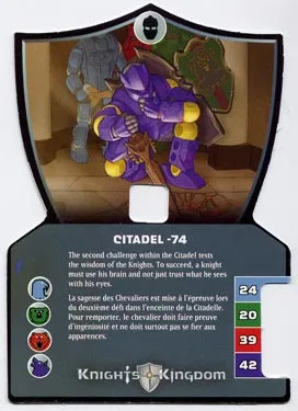 Knights Kingdom II Card, Citadel - 74