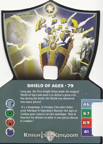 Knights Kingdom II Card, Shield of Ages - 79