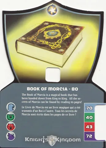Knights Kingdom II Card, Book of Morcia - 80