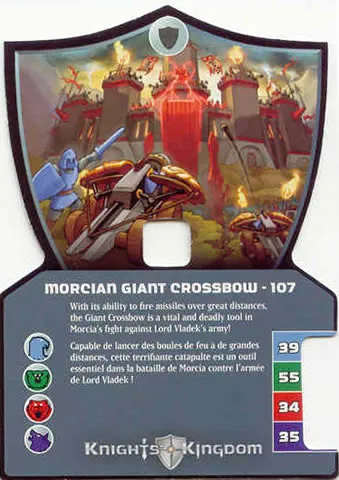 Knights Kingdom II Card, Morcian Giant Crossbow - 107