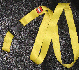 Key Neck Strap with Detachable Fob and LEGO Logo