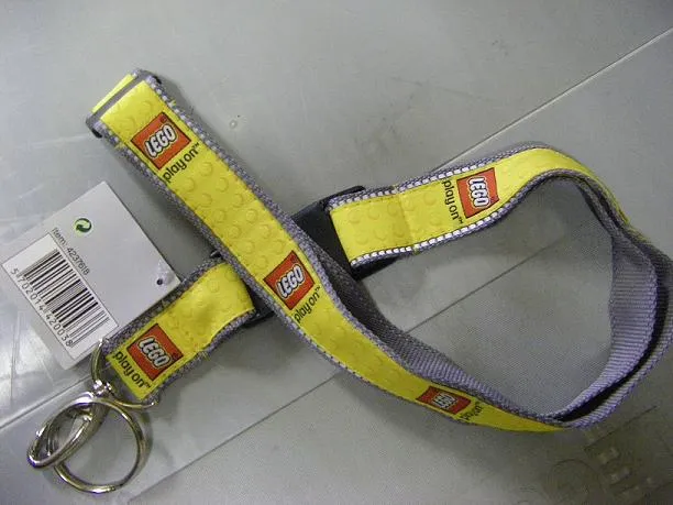 Lanyard with LEGO Play On Logo with Detachable Key Ring
