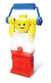 Light, LED Minifigure Lantern - Red Legs and Yellow Arms