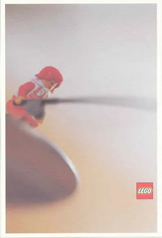 Postcard - Lego Art Project 2000 - 002 - Minifigure Fishing
