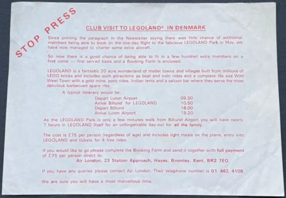 LEGO Club LEGOLAND Denmark Visit Update
