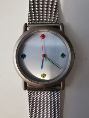 Watch Set, Classic LEGO - Stainless Steel Face and Strap