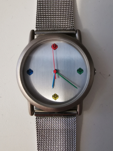 Watch Set, Classic LEGO - Stainless Steel Face and Strap