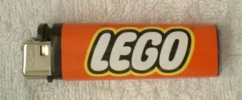 Lighter, Disposable with Lego Logo