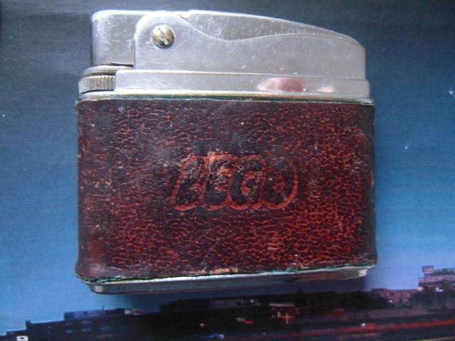 Lighter, Leather Style Cover with Lego Logo (Rowenta)