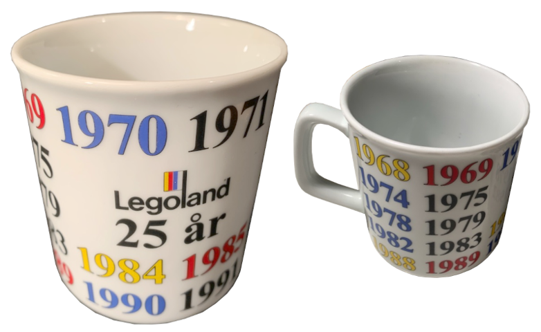 Cup / Mug Legoland Billund 25 år (25 Year Anniversary)