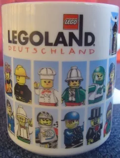Cup / Mug Legoland Deutschland, Minifigures Pattern
