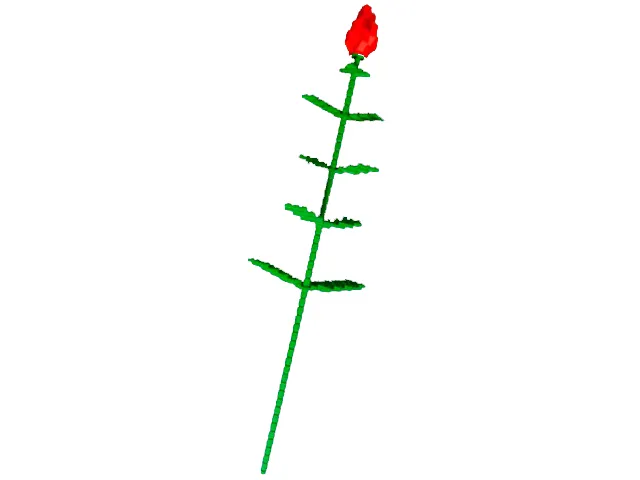 Legoland Rose (Glued)