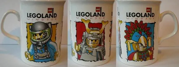 Cup / Mug Legoland Windsor, 3 Minifigures