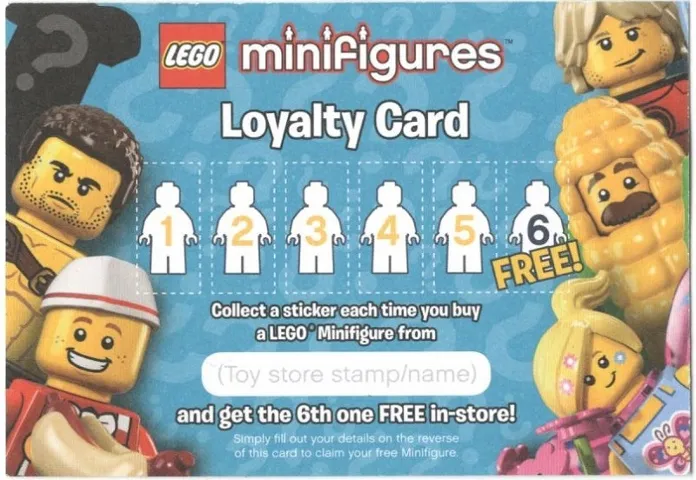 Minifigures Loyalty Card 2017 Series 17 Minifigures