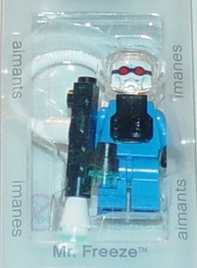 Magnet, Minifigure Batman, Mr. Freeze with Weapon
