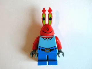 Magnet, Minifigure SpongeBob, Mr. Krabs