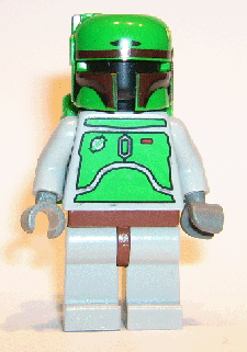 Magnet, Minifigure SW Boba Fett - Bluish Grays
