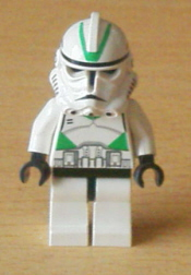 Magnet, Minifigure SW Clone Trooper Ep. 3, Green Markings