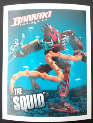 Sticker, BIONICLE Barraki L2 'THE "SQUID"'