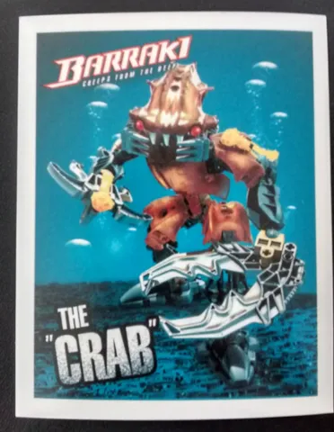 Sticker, BIONICLE Barraki L3 'THE "CRAB"'