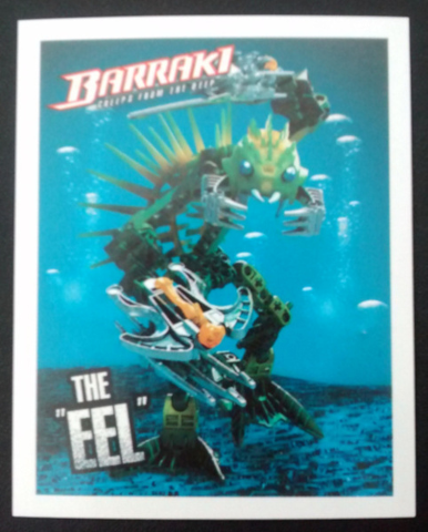 Sticker, BIONICLE Barraki L5 'THE "EEL"'
