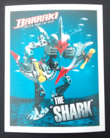 Sticker, BIONICLE Barraki L6 'THE "SHARK"'