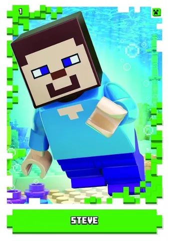 Minecraft Trading Card Collection (German) Series 1 - # 1 Steve