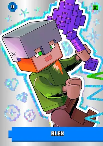 Minecraft Trading Card Collection (German) Series 1 - # 11 Alex