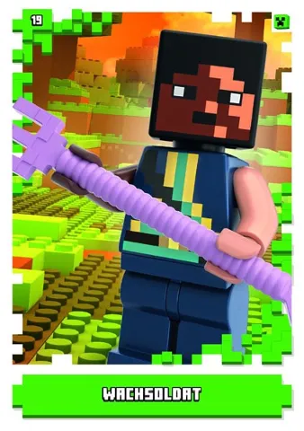 Minecraft Trading Card Collection (German) Series 1 - # 19 Wachsoldat