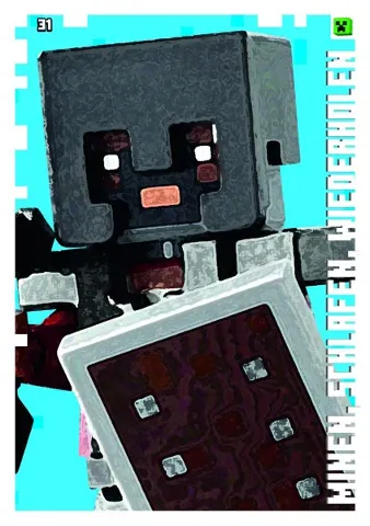 Minecraft Trading Card Collection (German) Series 1 - # 31 Minen, Schlafen, Wiederholen