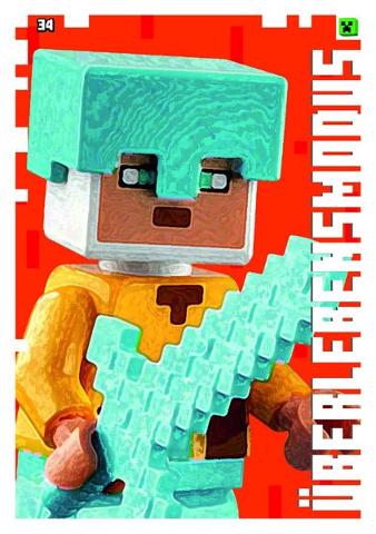 Minecraft Trading Card Collection (German) Series 1 - # 34 Überlebensmodus