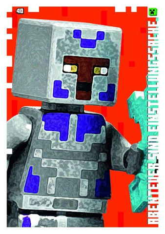 Minecraft Trading Card Collection (German) Series 1 - # 40 Abenteuer sind Einstellungssache