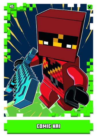 Minecraft Trading Card Collection (German) Series 1 - # 45 Comic Kai