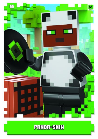Minecraft Trading Card Collection (German) Series 1 - # 55 Panda-Skin