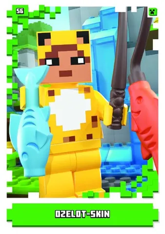 Minecraft Trading Card Collection (German) Series 1 - # 56 Ozelot-Skin