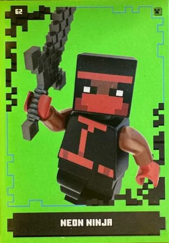Minecraft Trading Card Collection (German) Series 1 - # 62 Neon Ninja